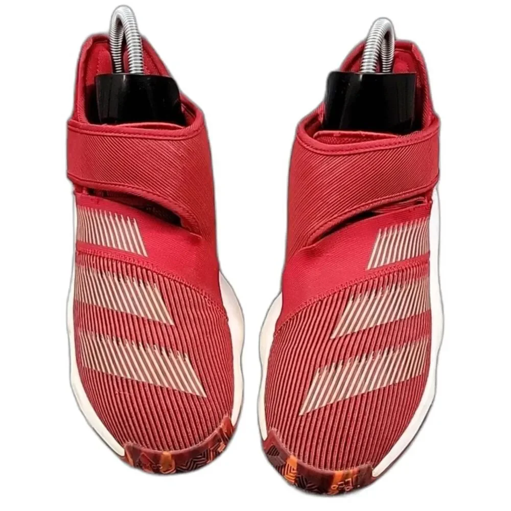 Adidas Red Harden EUC B/E 3 EF3602 Strap Mid Top Basketball Shoes SZ 7
